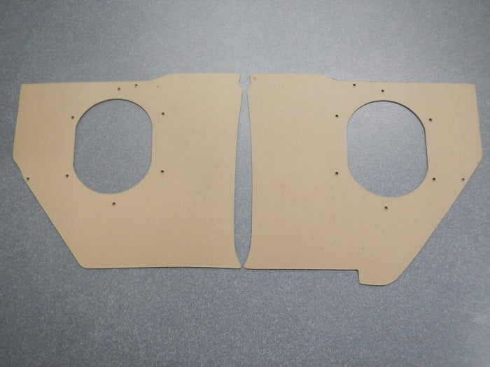 Kick Panels Covers Thick Cardboard Fawn - 1959 Buick LeSabre Invicta Electra 4 Door Models - Image 6