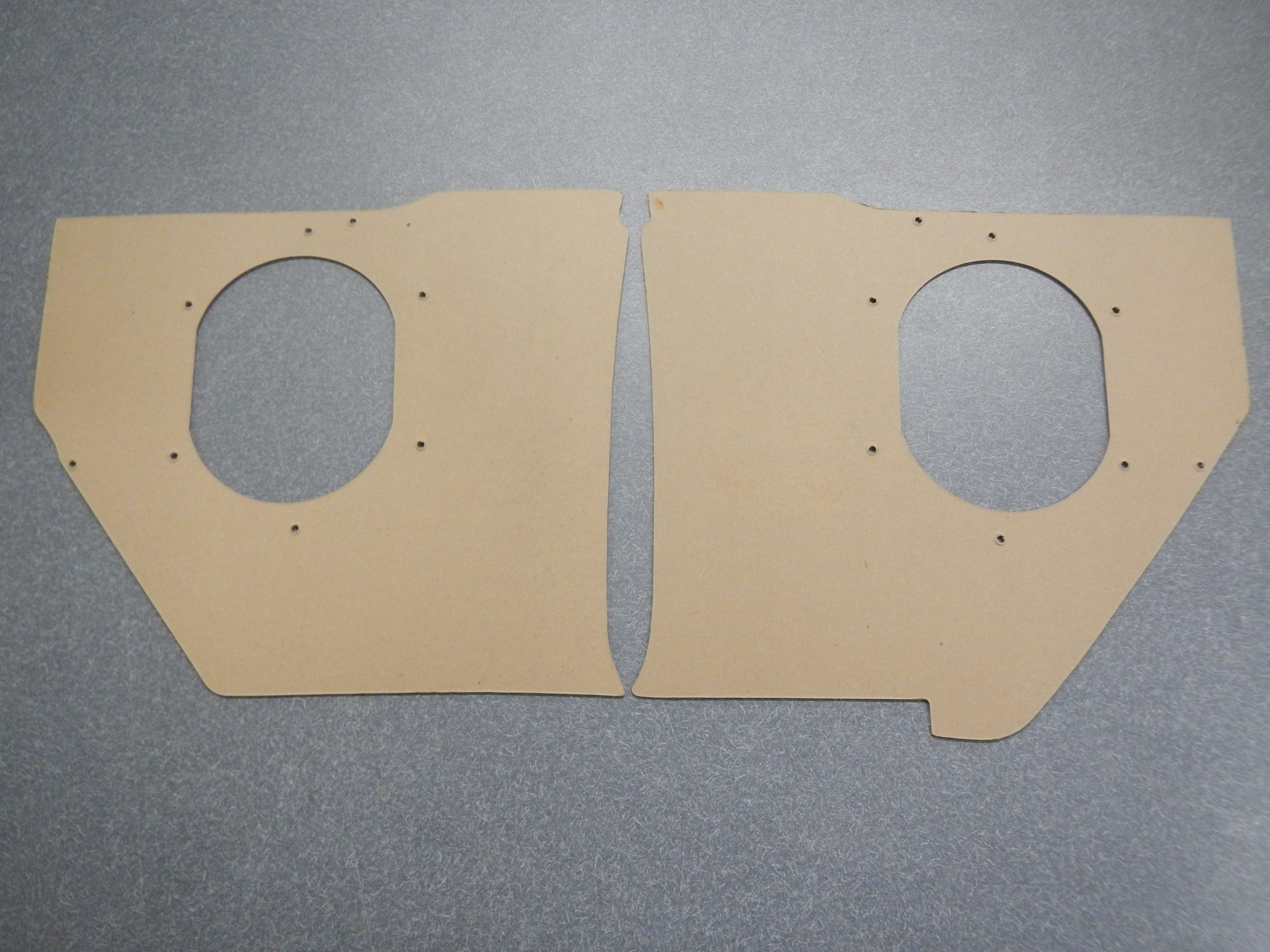 Kick Panels Covers Thick Cardboard Fawn - 1959 Buick LeSabre Invicta Electra 4 Door Models - Image 6