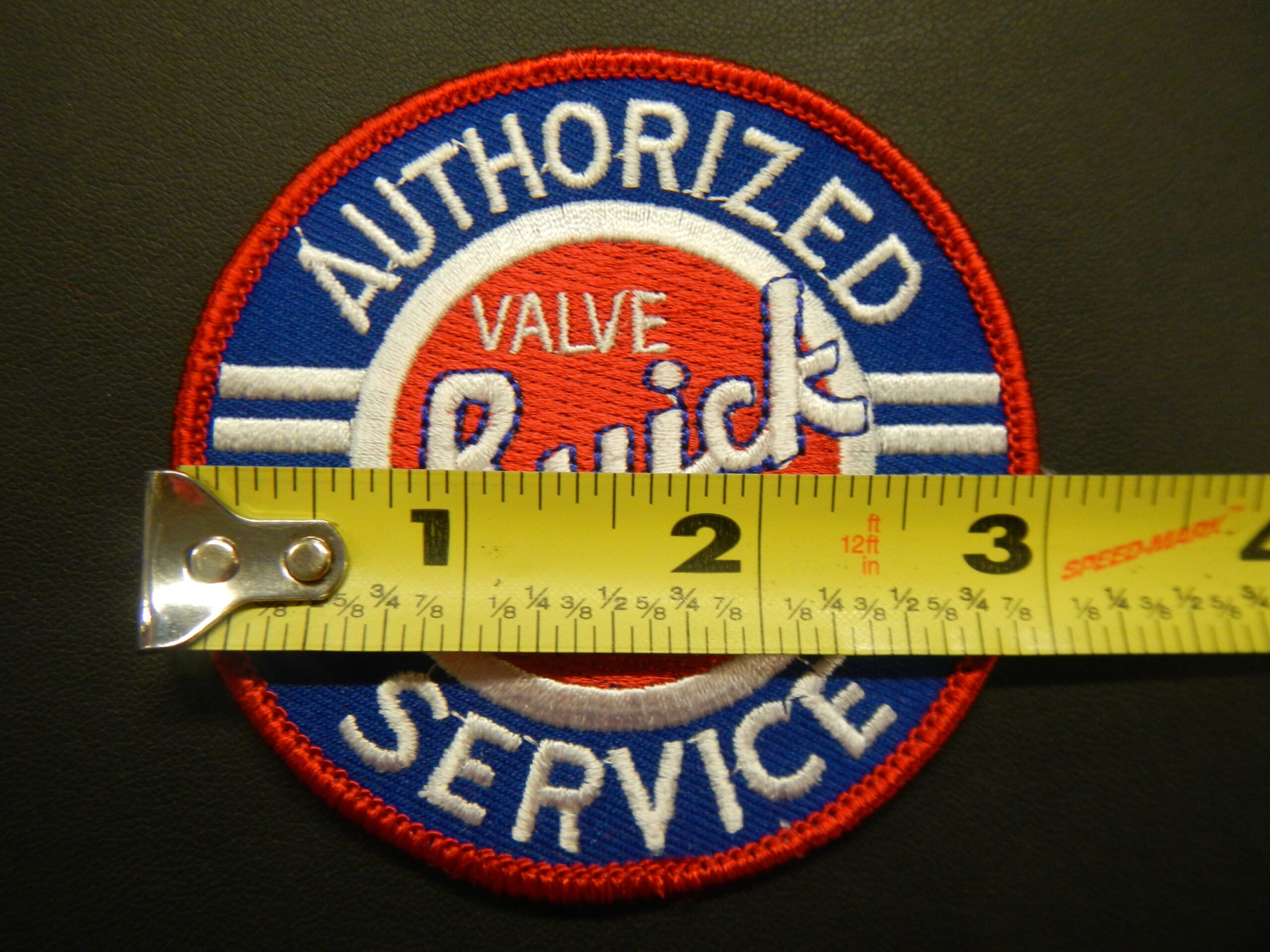 Buick Service Valve In Head Patch Authorized Service Iron On Nailhead 3 Inch New - Image 4
