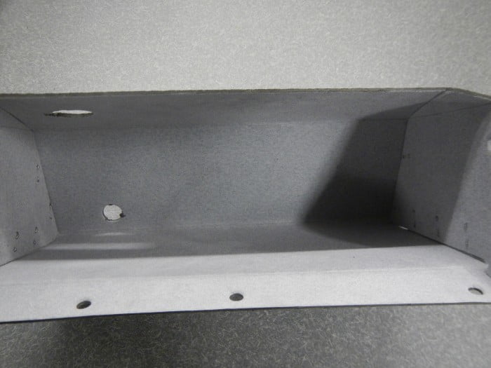 Glove Box Liner Grey - 1963 Buick Riviera Glove Box Liner with Air Conditioning - Image 3