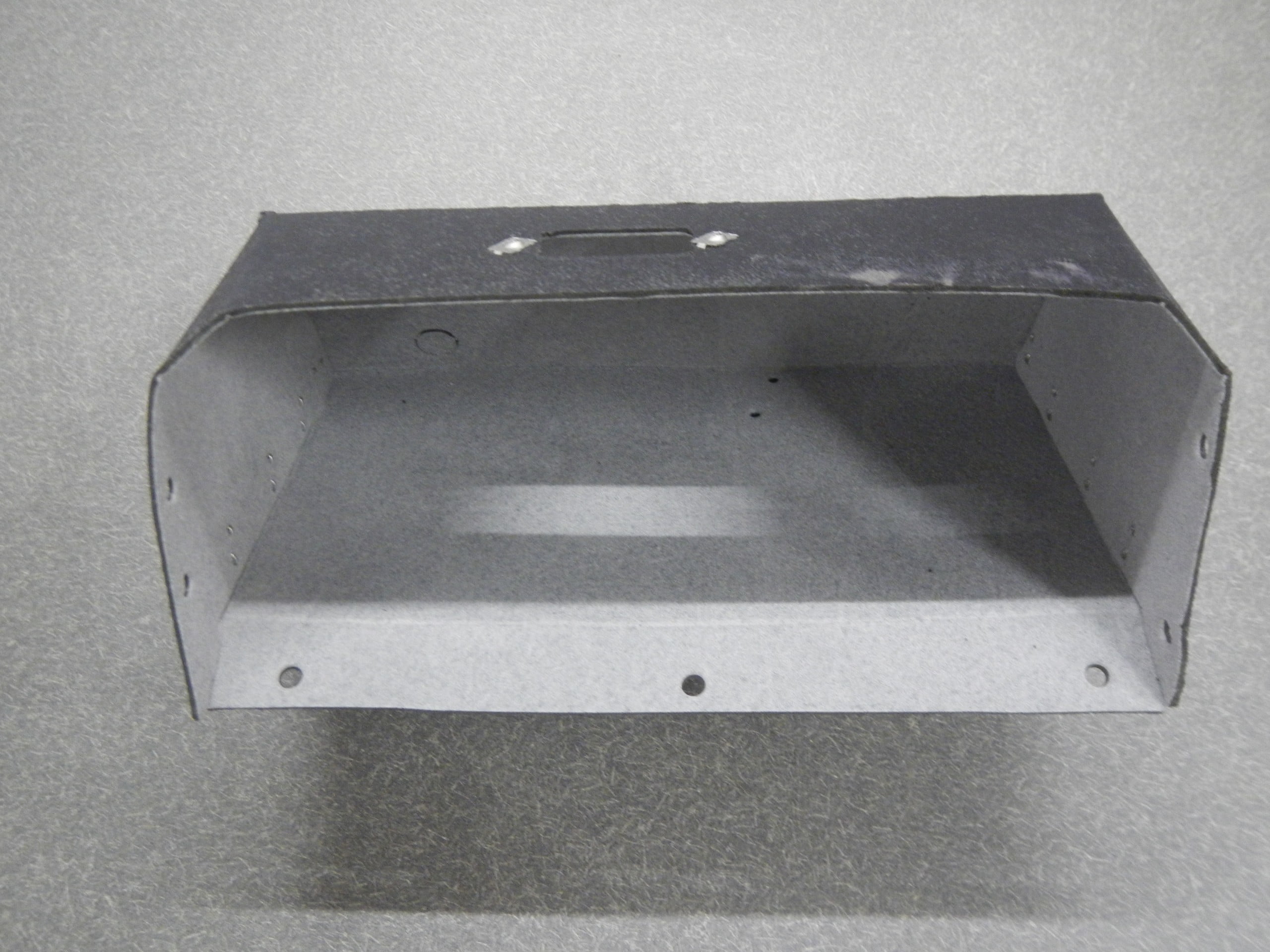 Glove Box Liner Grey - 1964 1965 Buick Riviera Glove Box Liner with Air Conditioning