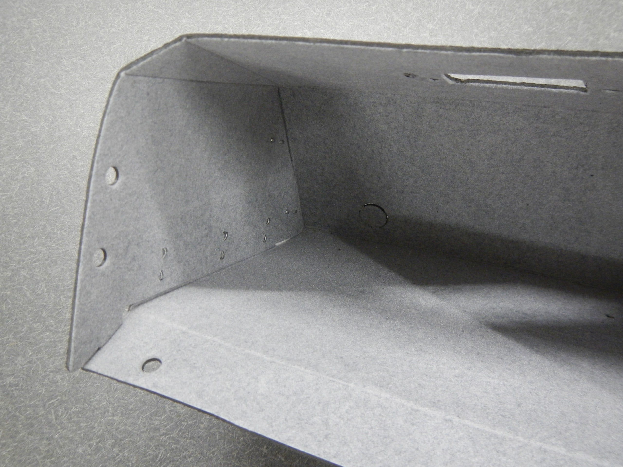 Glove Box Liner Grey - 1964 1965 Buick Riviera Glove Box Liner with Air Conditioning - Image 5