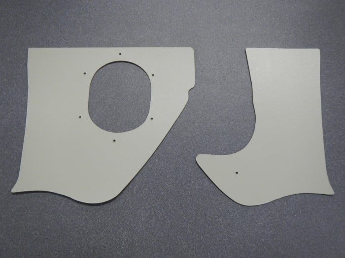 Kick Panels Covers Thick Cardboard Fawn - 1960 Buick LeSabre Invicta Electra Air Conditioned