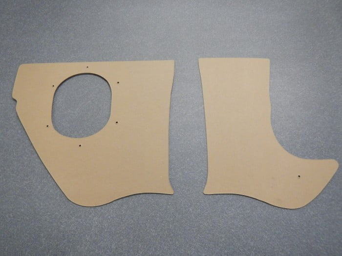 Kick Panels Covers Thick Cardboard Fawn - 1960 Buick LeSabre Invicta Electra Air Conditioned - Image 5