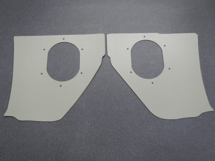 Kick Panels Covers Thick Cardboard Fawn - 1960 Buick LeSabre Invicta Electra Convertible