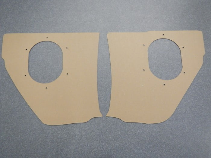 Kick Panels Covers Thick Cardboard Fawn - 1960 Buick LeSabre Invicta Electra Convertible - Image 5