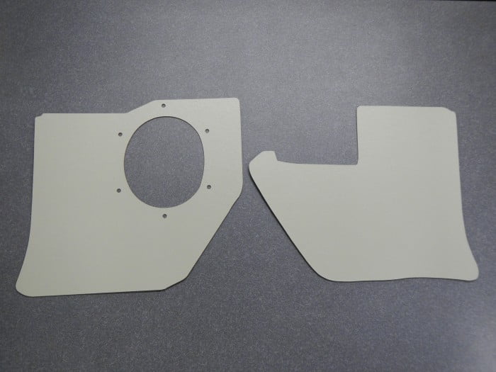 Kick Panels Covers Thick Cardboard Fawn - 1961 1962 Buick LeSabre Invicta Wildcat Electra Air Conditioned