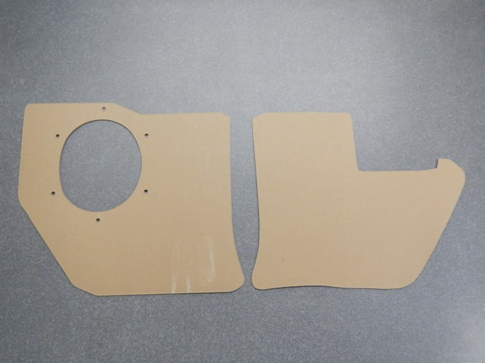 Kick Panels Covers Thick Cardboard Fawn - 1961 1962 Buick LeSabre Invicta Wildcat Electra Air Conditioned - Image 5