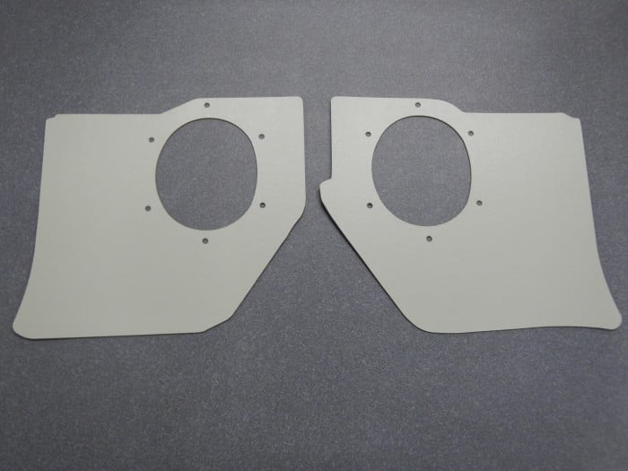 Kick Panels Covers Thick Cardboard Fawn - 1961 1962 Buick LeSabre Invicta Wildcat Electra non Air Conditioned