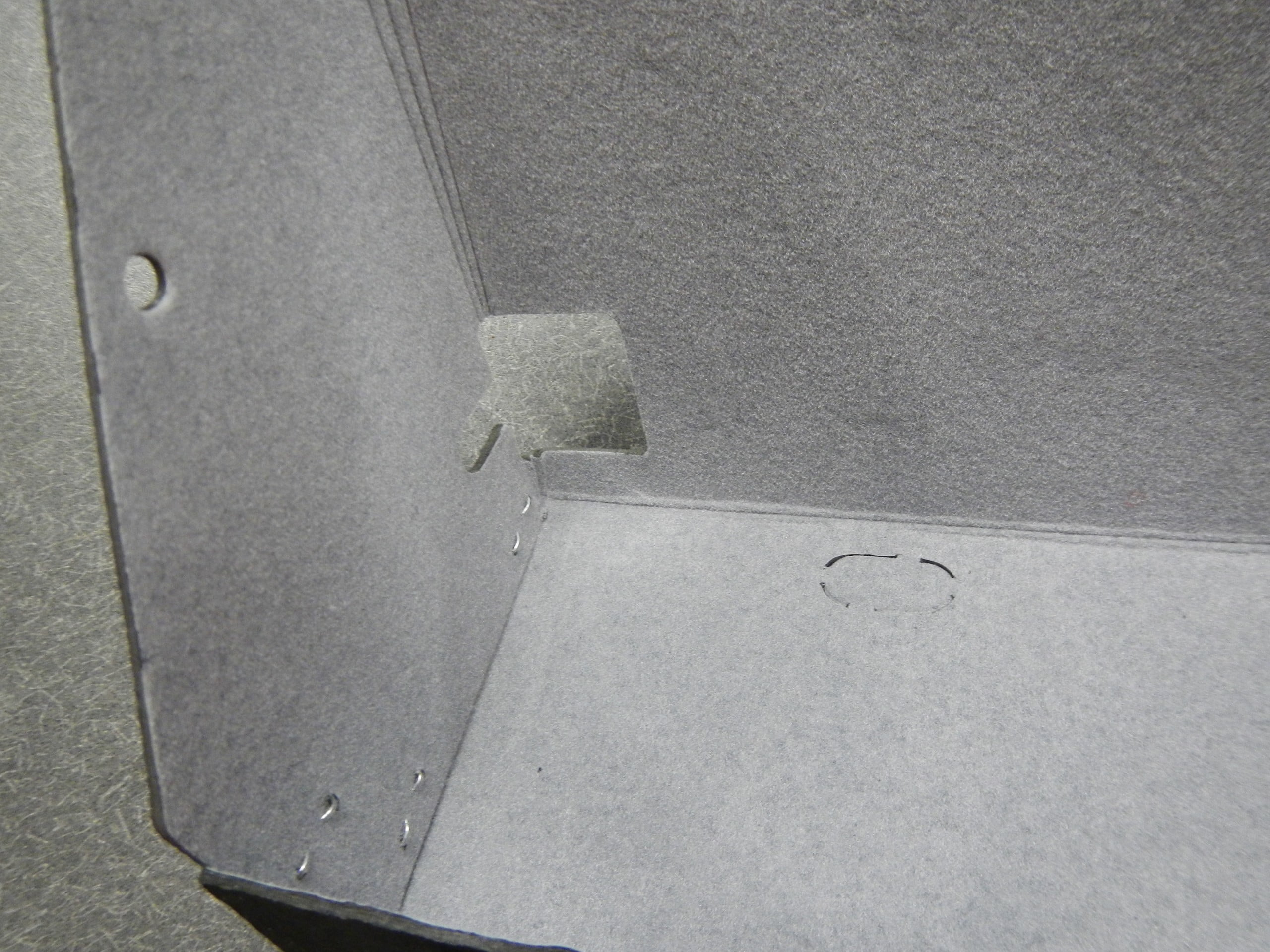 Glove Box Liner Grey - 1962 Buick Wildcat LeSabre Invicta Electra 225 with Air Conditioning - Image 4