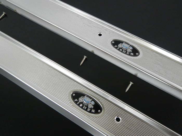 63 64 65 Buick Riviera Door Sill Plates Pair Body by Fisher 1963 1964 1965 - Image 5
