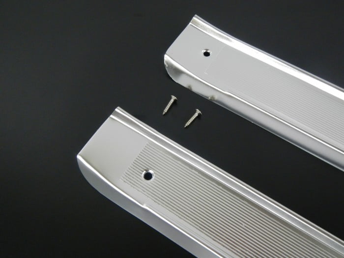 63 64 65 Buick Riviera Door Sill Plates Pair Body by Fisher 1963 1964 1965 - Image 7