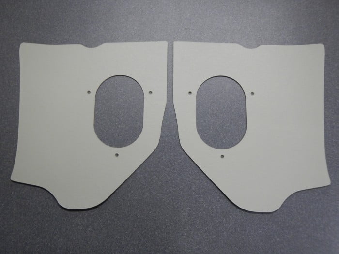 Kick Panels Covers Thick Cardboard Fawn - 1963 Buick Skylark Special