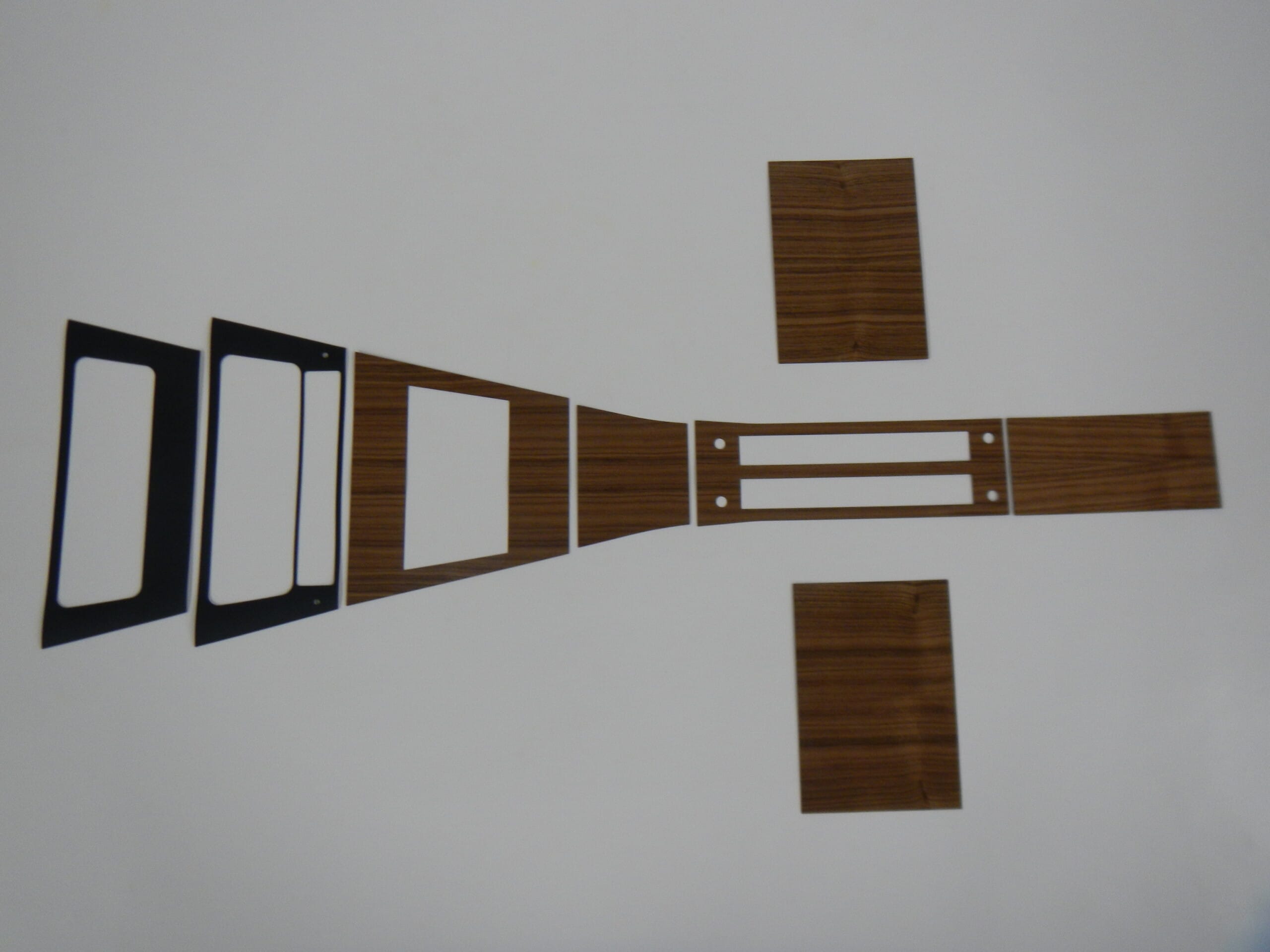 1965 Buick Riviera Walnut Wood Interior Trim Kit Door Panels & Console 65 Stand