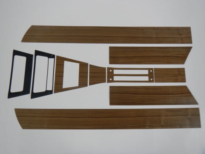 1965 Buick Riviera Walnut Wood Interior Trim Kit Door Panels & Console 65 Riv GS Deluxe