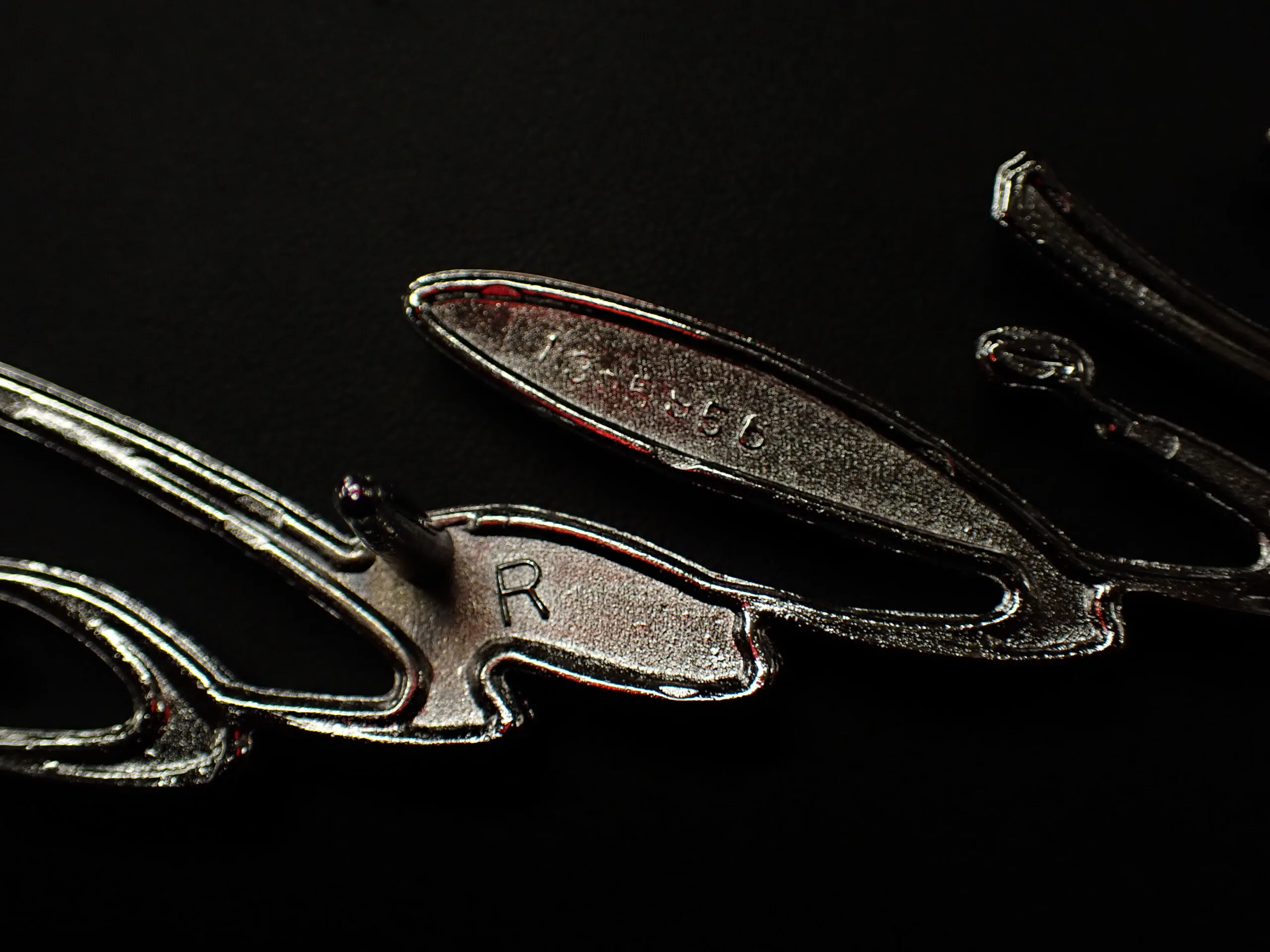 1962 Buick Wildcat Front Fender Script Passenger Side 62 "Wildcat" Emblem w/nuts - Image 9